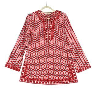 Red Floral Women's Top